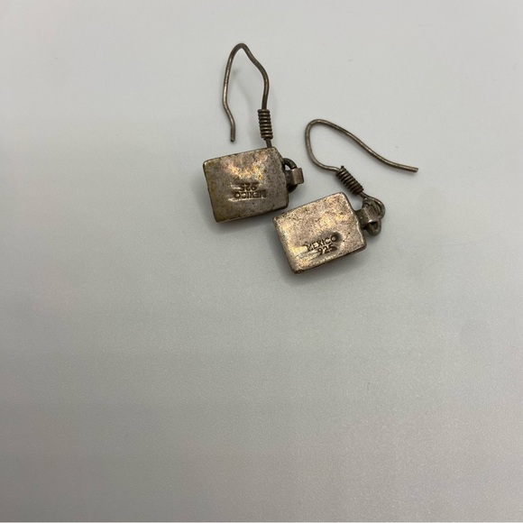 Mexico 925 Earrings Mother Of Pearl - Picture 5 of 7